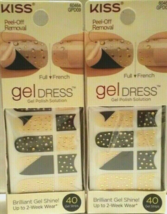 Kiss Gel Dress Full French Strips Sweet Melody 2 Boxes - £4.52 GBP