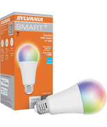 Sylvania Wifi LED Smart Light Bulb, 14.5W, Full Color and Tunable White ... - £14.15 GBP