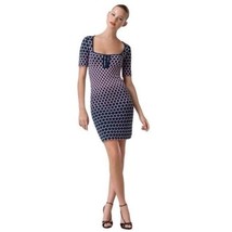 Zac Posen Pink Polka Dot Knit Dress Size Large - £43.47 GBP