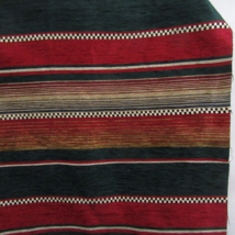 Kilim Stripe Chenille Multicolor 2-Yards Fabric Remnant(s) - £28.78 GBP
