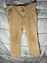 Weatherproof Vintage Khaki Straight Fit Mens Pants 40 x 30 Cotton Spandex - £5.40 GBP