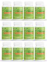 12 Pack Pastillas de Moringa, mejora la piel, cabello y uñas-60 Cápsulas x12 - $316.79