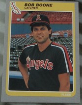Bob Boone, Angels,  1985  #295 Fleer  Baseball Card GD COND - $0.99
