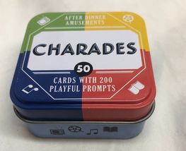 Family After Dinner Amusements CHARADES Game 50 Cards w/ 200 Playful Pro... - $9.90