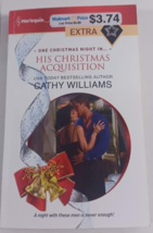 his christmas acquisition by cathy williams fiction paperback good - $5.94