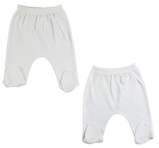 White Closed Toe Pants - 2 Pack - £9.85 GBP