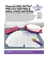 The Gypsy Quilter Casserole Dish Hot Pad Pre Cut Batting - $17.96 CAD
