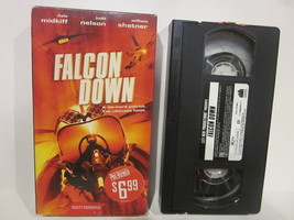 Falcon Down Judd Nelson William Shatner Vhs Tape Movie Ex Blockbuster - £4.70 GBP