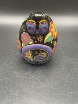 1996 Laurel Burch Porcelain Cat Figurine FLOWERING FELINE - $51.22