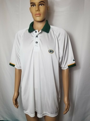 Vintage 90s Green Bay Packers Nike Sports Proline Authentic Coaches Polo... - £28.33 GBP