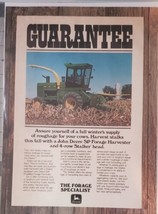 John Deere 5450 SP Forage Harvester Magazine Ad 1977 - £13.48 GBP