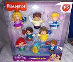 Fisher Price Disney Princess Little People Set 8 Pack New - £15.48 GBP