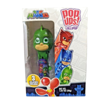 PJ Masks Greg the Gekko Pop-Ups Strawberry Lollipops Candy Green Dispens... - €12,49 EUR