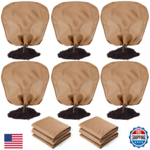 Wesnoy 12 Pcs Winter Plant Covers Freeze Protection Reusable Plant Prote... - $58.83