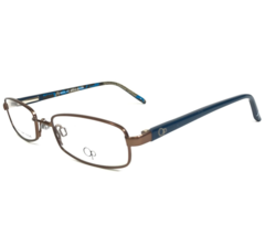 Op Ocean Pacific Kids Eyeglasses Frames OP813 BROWN Blue Rectangular 46-17-130 - £32.91 GBP