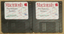 Vintage Macintosh 128k Pre-Release (Sony 6.9/7.0) System Boot Disks (400... - $12.95