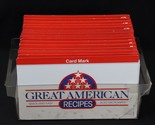 Great American Recipes Recipe Cards 1989 Plastic Box Set VTG Groups 1-18 - $58.79