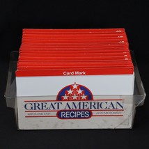 Great American Recipes Recipe Cards 1989 Plastic Box Set VTG Groups 1-18 - £46.07 GBP