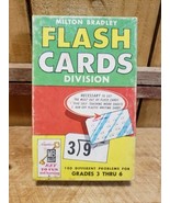 Vintage 1963 Milton Bradley Complete Set Of Division Flash Cards 4455 EUC - $16.62