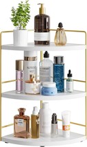 3 Tier Bathroom Organizer Countertop, Makeup Organizer Perfume Tray Skincare Org - £22.94 GBP