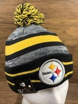 New Era NFL Pittsburgh Steelers Knitted Beanie Hat Headwear One Size - $23.75