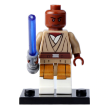 Mace Windu - Battle of Geonosis Star Wars Movies Minifigure Block Gift Toy - £2.36 GBP
