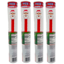 4 Santa Claus Pez Dispenser 7 Candy Refills Kris Kringle Stocking Stuffer NEW - £10.45 GBP