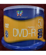Color Research DVD-R 50 Pack 16X 120 Mins 4.7GB - $242.33 MXN