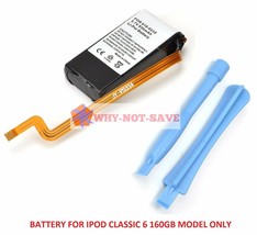 Replacement battery with tools for ipod classic 6 6th gen generation 160... - $19.27