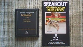 Lot of 2 Atari 2600 Games -- With Instruction Manuals (Breakout, Video Chess) - £10.11 GBP