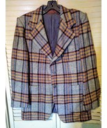Yves Saint Laurent France Wool Tweed Jacket Made in France Vintage Coat ... - $472.83 CAD