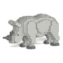 Rhino Sculptures (Jekca Lego Brick) Diy Kit - £50.81 GBP