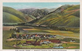 Scene Sun Valley Idaho ID Union Pacific Railroad Postcard D23 - £2.38 GBP