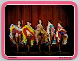 Silver Dollar City Missouri Saloon Girls Show Attraction Postcard - £15.40 GBP