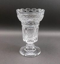 Waterford Crystal Master Cutter Hibernia Footed Vase 8 3/4&quot; (Read) - $7,459.71 MXN