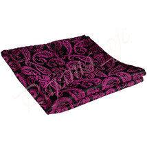 NEW Men&#39;s Paisley Pocket Square Hankie Only Handkerchief 6 Colors Wedding Prom - £4.97 GBP