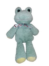 Dan dee Plush Frog Mint Sea Foam Green 21&quot; Stuffed Animal heart ribbon MTY 2016 - £12.62 GBP