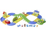 Peppa Pig All Around Peppas Town Playset with Car Track, Preschool Toys,... - $68.99