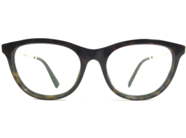 Valentino VA1006 3021 Brille Rahmen Braune Schildplatt Gold Cat Eye 53-18-140 - £111.81 GBP