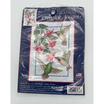 Creative Accents 7970 Sweet Treat Counted Cross Stitch Kit Hummingbirds 5x7 - £10.01 GBP