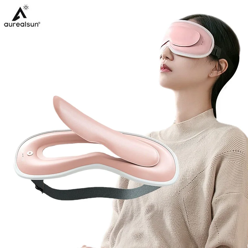 Electric Eye Massager Health Care Vibration Heating Cold Gel Eye Mask Ma... - £30.89 GBP+