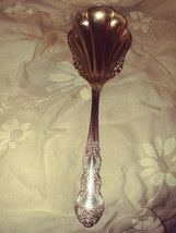 Wm Rogers Hardwick Pattern Berry/Casserole Spoon with gold wash bowl 1908  - $35.00
