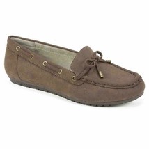 Cliffs by White Mountain Women Slip On Moccasin Loafers Demi Size US 5M Brown - £10.49 GBP