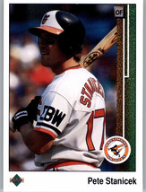 1989 Upper Deck 592 Pete Stanicek  Baltimore Orioles - $0.99