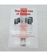 Vintage 2002 Probags And Comic Defense System Sell Sheet Flyer - $17.81