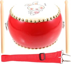 Supvox 7 Inch Wooden Drum: Wooden Drum Set With An Adjustable Strap And 2 - $43.94