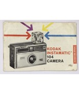 1966 Kodak Instamatic 104 Genuine Original User Instruction Manual Booklet - £6.17 GBP