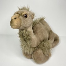 Camel Realistic Stuffed Animal Plush Laying Down Aurora Classic Tan Brown 14" - £27.24 GBP