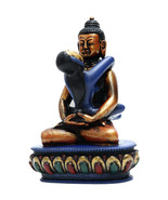 Buddha Consort Shakti Samanta Bhadra CL107 Blue Brown Resin 4&quot; H - $34.65