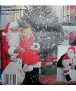 McCalls Crafts 2289 Adult Santa Costume &amp; Doll Bag Boots Sewing Pattern ... - £12.71 GBP